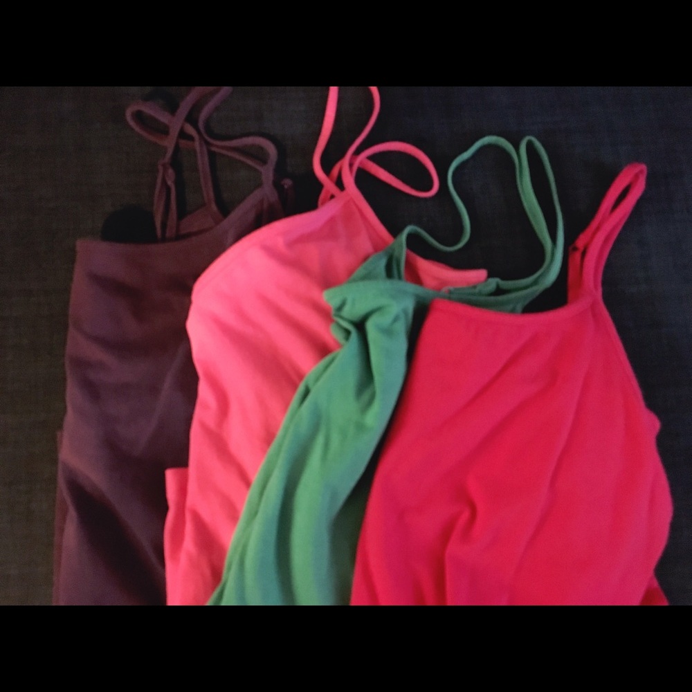 Lot of spaghetti strap tank tops Sz XL